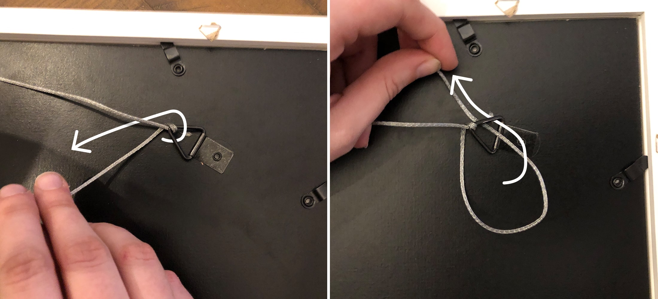 How to Attach Wire to the Back of Your Photo Frame