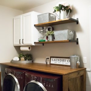 Modern Farmhouse Laundry Room Reveal!