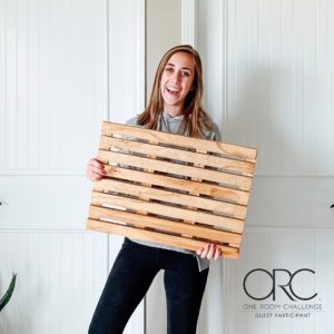 One Room Challenge – Week 2 – DIY Wood Bath Mat