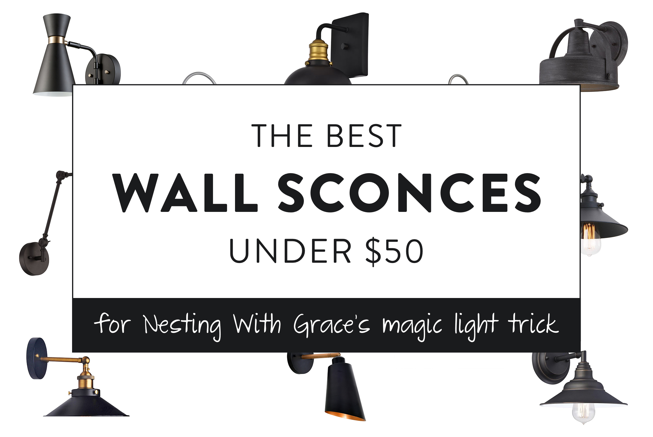 The best wall sconces under $50