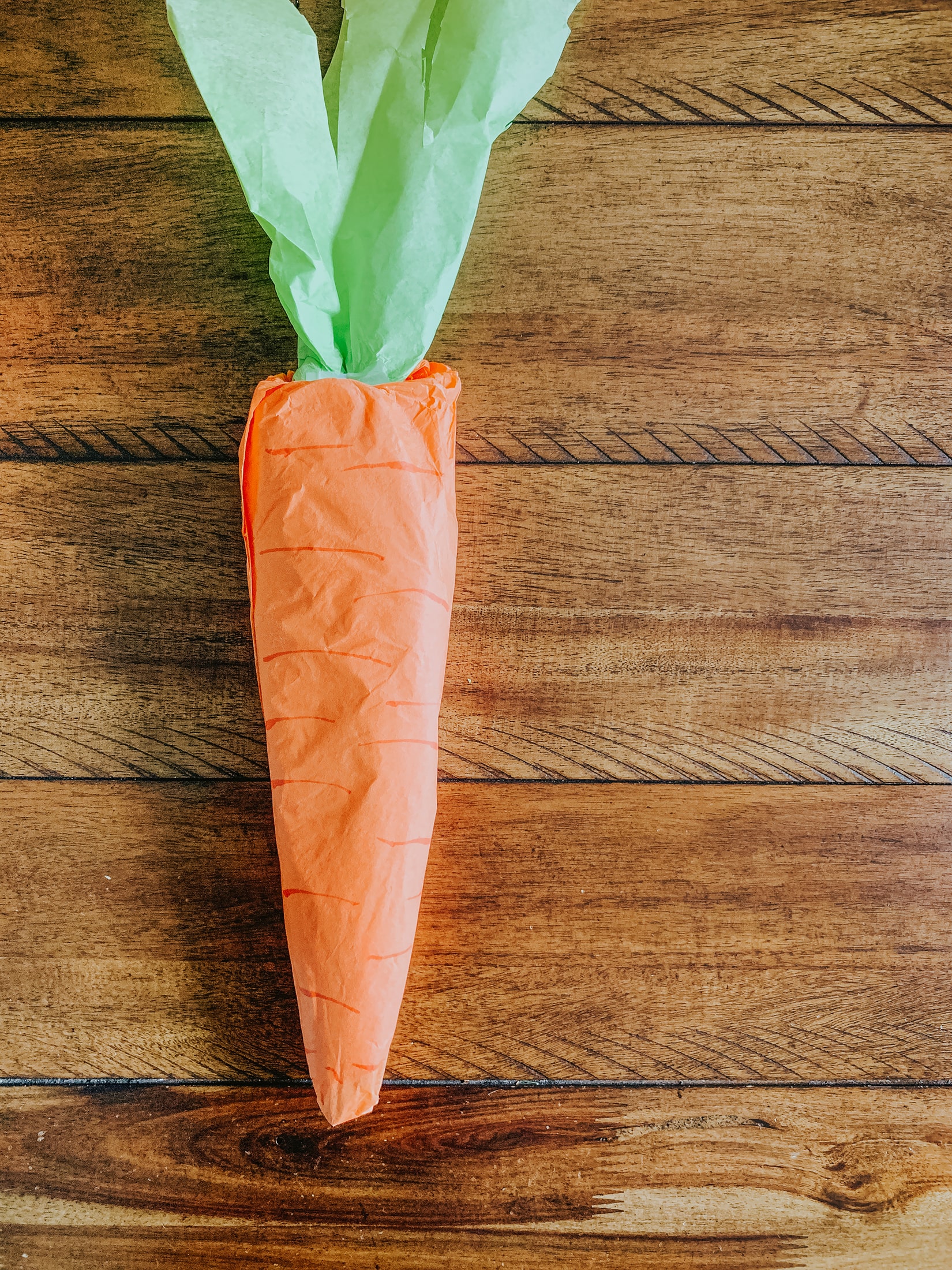 Tissue Paper Carrot