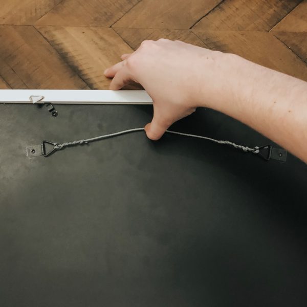 How To Add Hanging Wire To Your Picture Frame