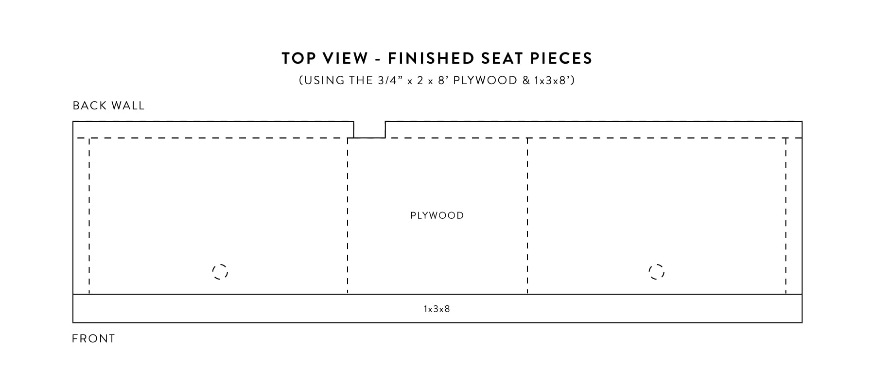 Plans for seat piece