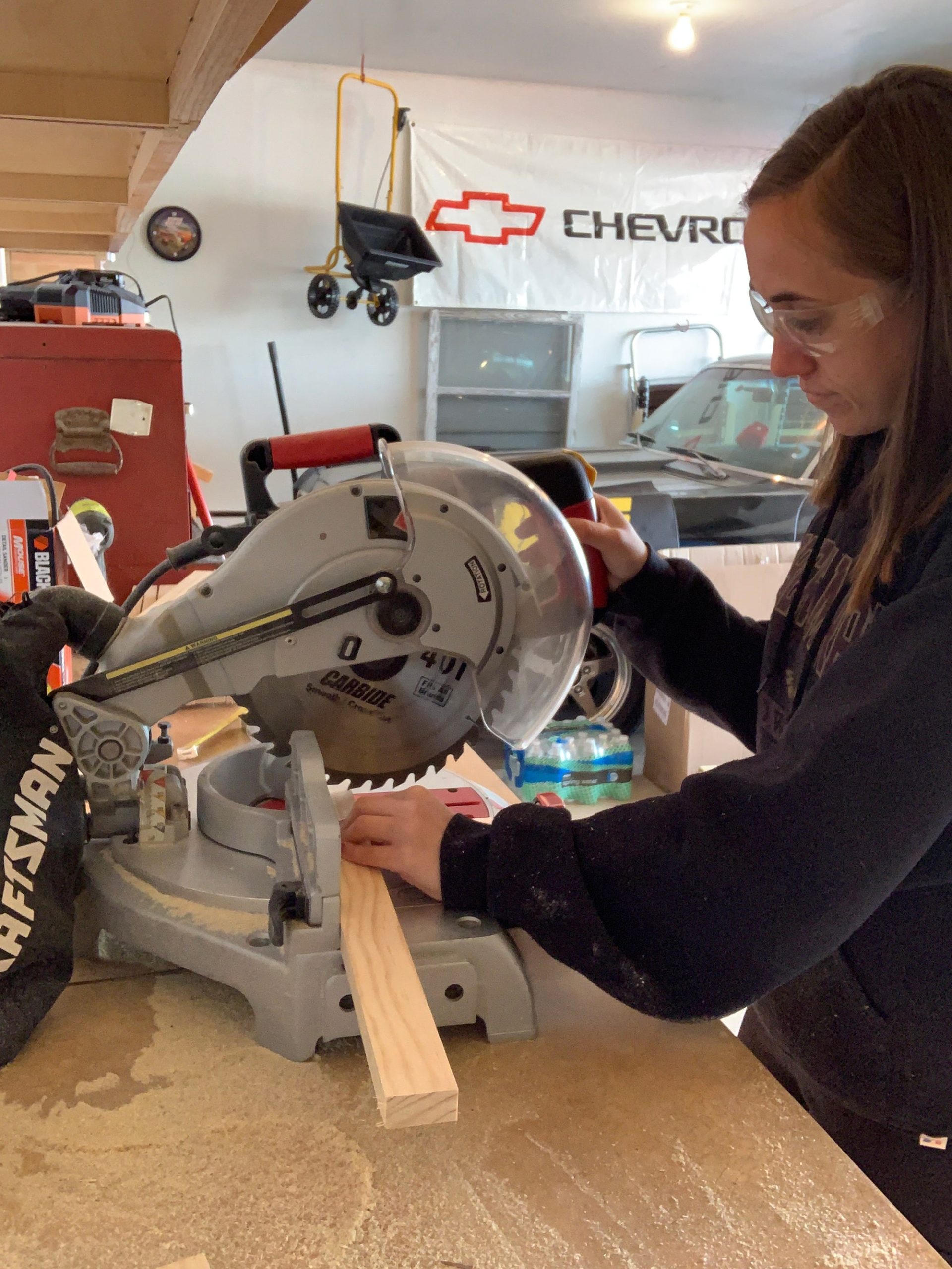 Cutting Pieces with Miter Saw